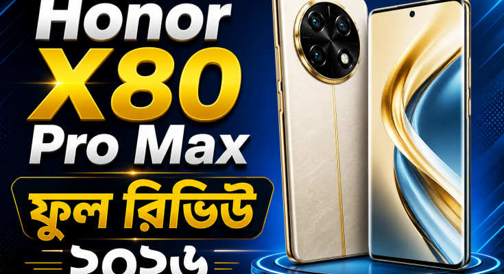 Honor X80 Pro Max ফুল রিভিউ ২০২৬